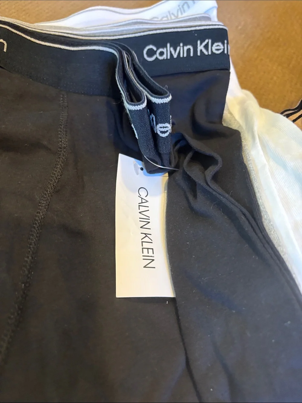 Calvin Klein Men’s Boxer Briefs 7 Pack XL Black Gray White NWT